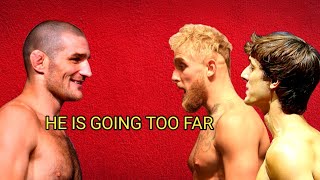 Sean Strickland Vs Influencers Continues Jake Paul and Bryce Hall Want The Fight [upl. by Lanod]