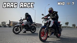 Tvs Apache 165 RP Vs Apache rtr 200 4v Drag Race 🏁🔥  Winner सस्ता भी मज़बूत भी [upl. by Aissirac]