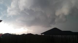 Tornado Forming in Moore OK  25 March 2015 [upl. by Keven]