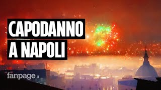 Capodanno a Napoli lo spettacolo dei fuochi dartificio [upl. by Nanny635]