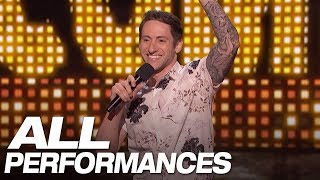 All Of Samuel J Comroes Full Performances On AGT  Americas Got Talent 2018 [upl. by Shelman711]