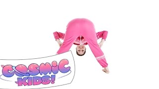 Bat Pose  Cosmic Kids yoga posture of the week [upl. by Kendal]