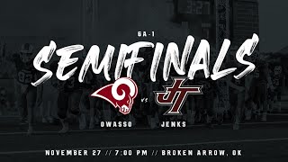 Owasso Football Semi Finals vs Jenks [upl. by Case]