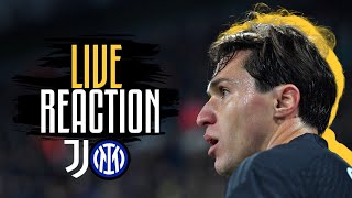 🔴 WATCH NOW JUVENTUS VS INTER  LIVE REACTION 💪⚪⚫ [upl. by Aldercy]