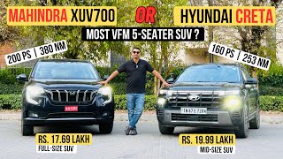 Choosing Your Ride Mahindra XUV700 AX5 or Hyundai Creta [upl. by Leahcimed33]