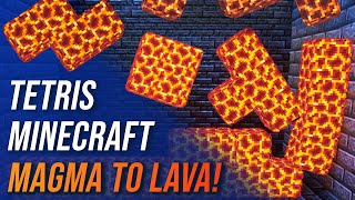 Tetris Minecraft Magma to Lava ASMR [upl. by Ademordna]