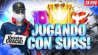 JUGANDO CON SUBCRIPTORES 💎💎💎freefire [upl. by Yssim]