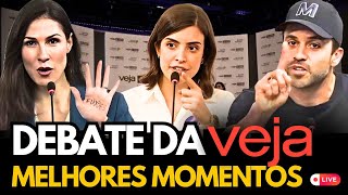 Melhores Momentos do Debate da Veja com Pablo Marçal Marina Helena e Tabata Amaral [upl. by Noorah]