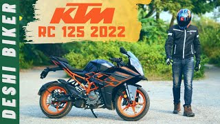 New KTM RC 125 2022 First Ride Review Pros amp Cons [upl. by Seiter]