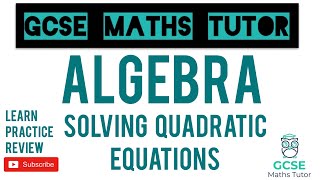 Solving Quadratic Equations by Factorising NonCalculator  Higher amp Foundation  GCSE Maths Tutor [upl. by Tnilk]