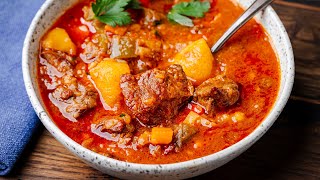 Hungarian Goulash  The Ultimate Beef Stew [upl. by Mahmoud]