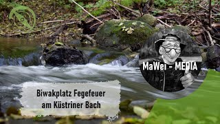 Biwakplatz Fegefeuer  Küstriner Bach  Lychen  Uckermark  Wandern  Doku [upl. by Studdard457]