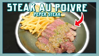 STEAK AU POIVRE MET FRANSE FRIETJES PEPER STEAK  EtenmetNick  How to [upl. by Jaquiss]