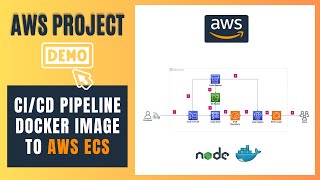 AWS Project  Deploy Docker Container to AWS ECS Automatically with CI CD Pipeline  Step by Step [upl. by Asusej930]