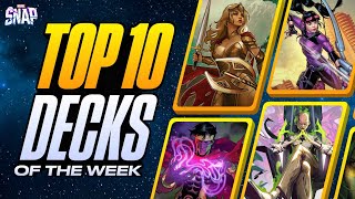 TOP 10 BEST DECKS IN MARVEL SNAP  Weekly Marvel Snap Meta Report 93 [upl. by Tuorah]