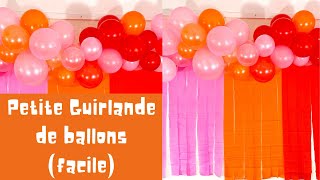 DIY comment realiser uner petite guirlande de ballons organiques avec une aiguille [upl. by Bagger]