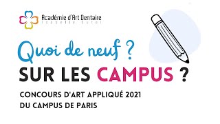 BTS 1 et 2  concours dart appliqué 2021 du campus de Paris [upl. by Annasiul403]