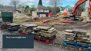 Sourcing Reclaimed Yorkstone Paving  Yorkstone Supplies [upl. by Oinotnaocram]