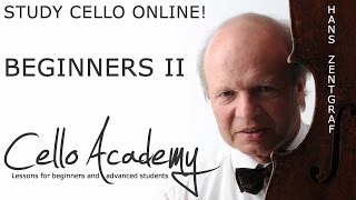 Learn Cello Online  Beginners II  The left hand up to the socalled fourth position [upl. by Geri]