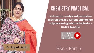 Volumetric Analysis To find the strength of unknown K2Cr2O7 with Mohr Salt using internal indicator [upl. by Coleville796]