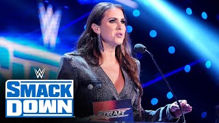 WWE Draft 2020 gets underway with Rounds 1 amp 2 on SmackDown SmackDown Oct 9 2020 [upl. by Fifi]