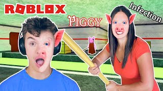 ROBLOX Piggy Station iNfEcTiOn amp TrAiToR Mode in Chapter 2 Gameplay Challenge [upl. by Milinda]