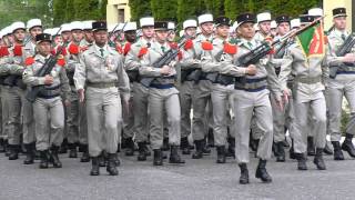 Camerone 2016 Castelnaudary défilé  Légion Etrangère [upl. by Leelah]