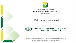 BDO – złożenie sprawozdania o odpadach wytworzonych [upl. by Cochran]