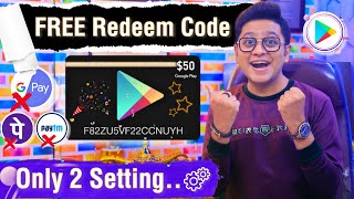 How To Earn Free Google Play Redeem Code  Best Redeem Code Earning Special Giveaway 2024 [upl. by Kenwrick]