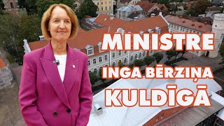 Ministre Inga Bērziņa Kuldīgā [upl. by Aynotal]