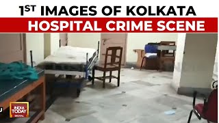 Inside Images Of RG Kar Hospitals Seminar Hall Objects Strewn Around The Place  Kolkata Horror [upl. by Edlun]