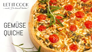 Himmlische Spinat Feta Quiche [upl. by Valene]