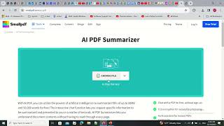 SmallPDf تلخيص الابحاث باستخدام الذكاء الاصطناعي Smallpdf AI PDF Smmarizer [upl. by Hurlee376]