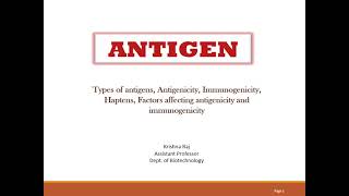 Antigen types antigenicity immunogenicity factors affecting immunogenicity MALAYALAM [upl. by Borlase669]