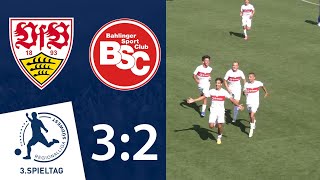 Paula schießt VfB zum LastMinuteSieg  VfB Stuttgart U21  Bahlinger SC  3 Spieltag RLSW [upl. by Ekard956]