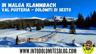 MALGA KLAMMBACH  DOLOMITI DI SESTO [upl. by Gillead]