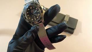 Omega Seamaster No Time To Die Unboxing amp Review 21090422001001 James Bond 007 NTTD SMP 4K [upl. by Norma483]