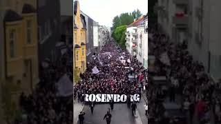 Rosenborg supportere marsjerer til Lerkendal før kampen mot Molde🔥 [upl. by Drexler100]