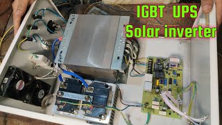 How to Make IGBT UPS 4kv inverter  ups plus solar inverter  solar inverter 24 volt [upl. by Geraldina]