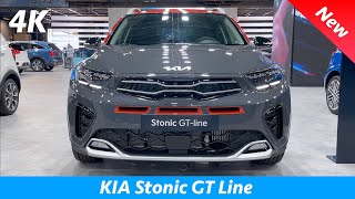 KIA Stonic GTLine 2022  FIRST look amp Full review in 4K  Exterior  Interior Facelift Price [upl. by Rosemonde]