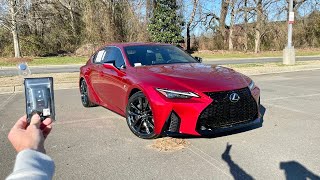 2024 Lexus IS 350 F Sport Start Up Exhaust Test Drive Walkaround POV and Review [upl. by Tremayne753]