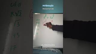 potenciação  potentiation shorts dicasmatemática mathtips [upl. by Alberik384]