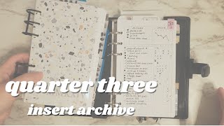 quarter 3 planner insert archiving [upl. by Mitchael]