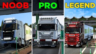 ETS2 Noob VS Pro VS Legend [upl. by Yardley]