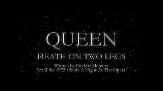 Queen  Death on Two Legs Official Lyric Video [upl. by Ronny]