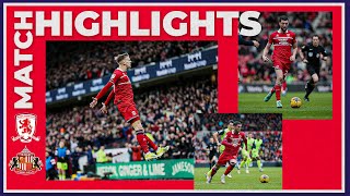 Match Highlights  Boro 1 Sunderland 1  Matchday 29 [upl. by Einner43]