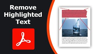 How to remove highlighted text in pdf using Adobe Acrobat Pro DC 2022 [upl. by Alieka164]