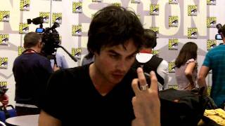 SDCC 2010  The Vampire Diaries  Ian Somerhalder Interview [upl. by Barclay]