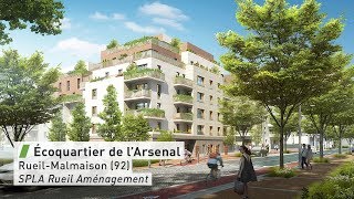 RueilMalmaison 92  Ecoquartier de l’Arsenal [upl. by Kerr]