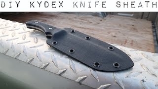 Making a Kydex Knife Sheath [upl. by Assilav794]